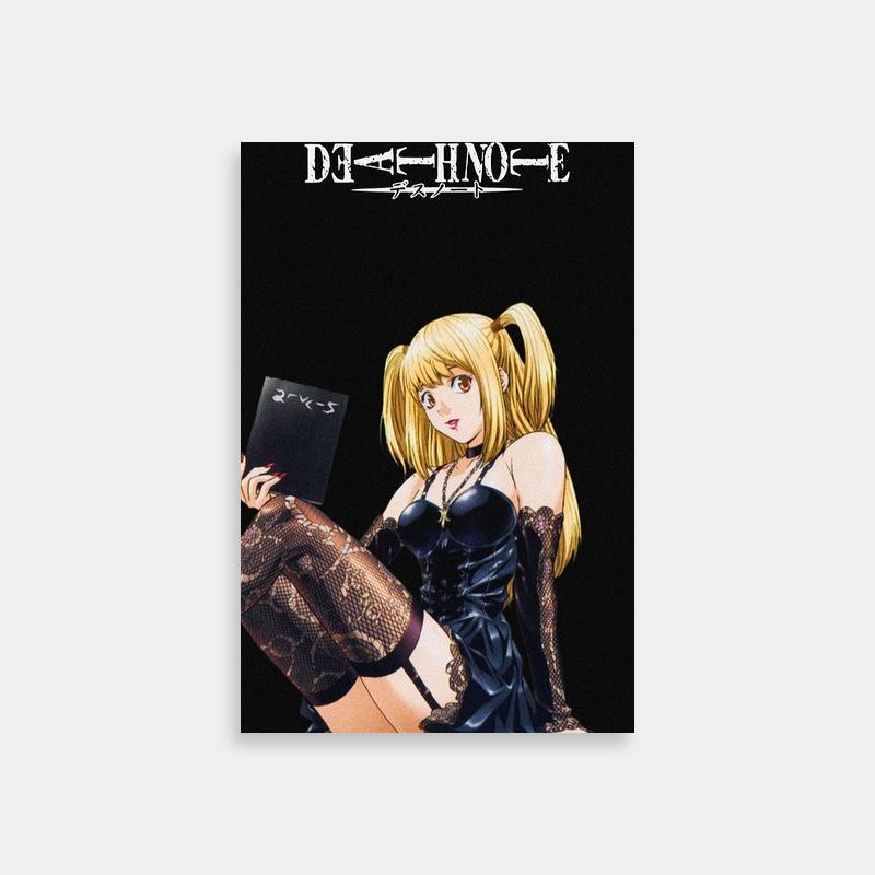 Misa Amane Death Note Anime Poster - Casual Character Pose