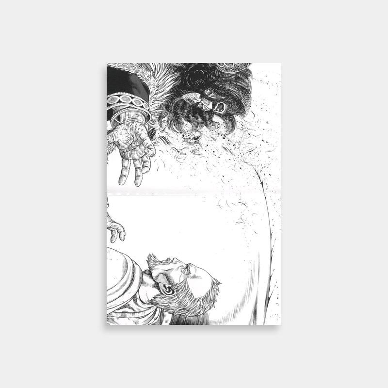 Vinland Saga Askeladd Poster - Ink Drawing Art Print