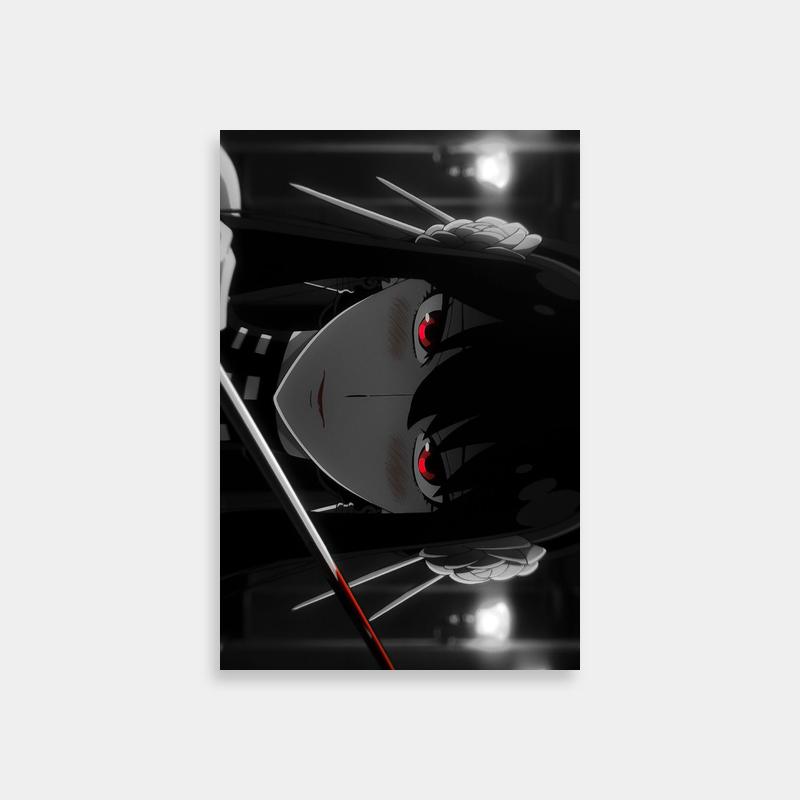 Yor Forger Spy x Family Anime Wall Art - Red-Eyed Character Portrait