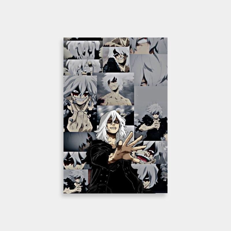 Tomura Shigaraki White Hair Poster - My Hero Academia Villain Art