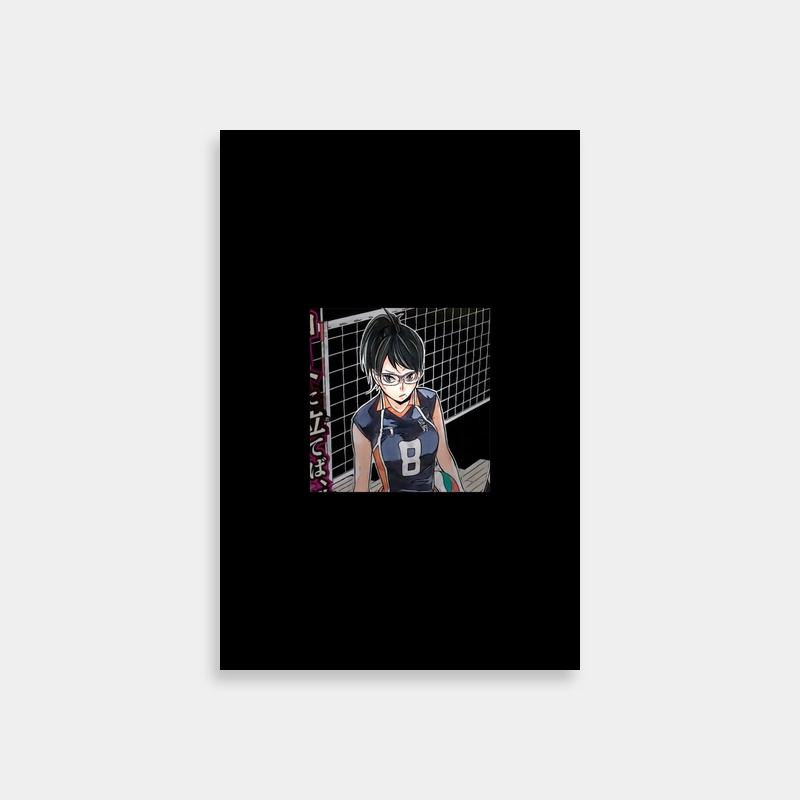 Kiyoko Shimizu Haikyuu Poster - Volleyball Manager Art