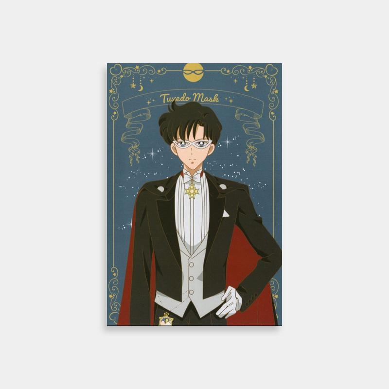 Mamoru Chiba Tuxedo Poster - Sailor Moon Anime Character Art