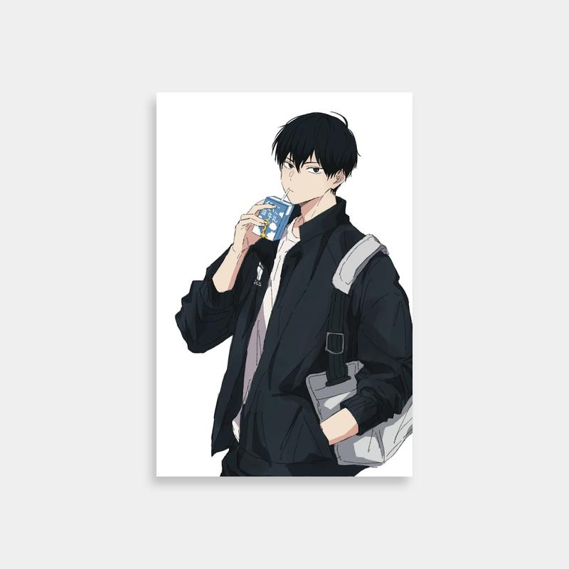 Kageyama Tobio Anime Poster - Haikyuu Wall Art