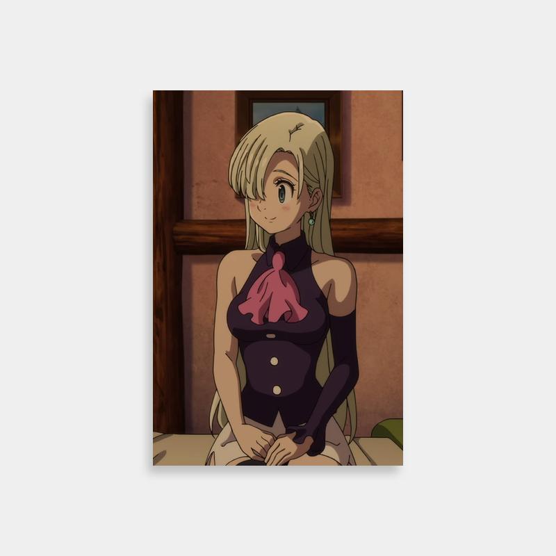 Elizabeth Liones Bedside Anime Poster - Seven Deadly Sins Decor