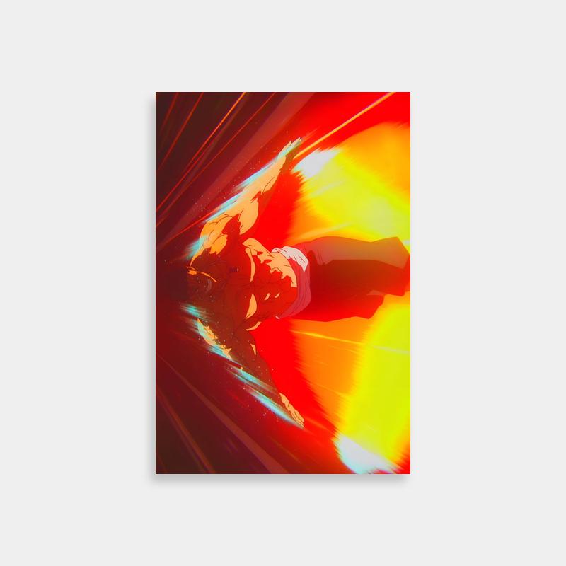 Aoi Todo Jujutsu Kaisen Poster - Skiing Action Art