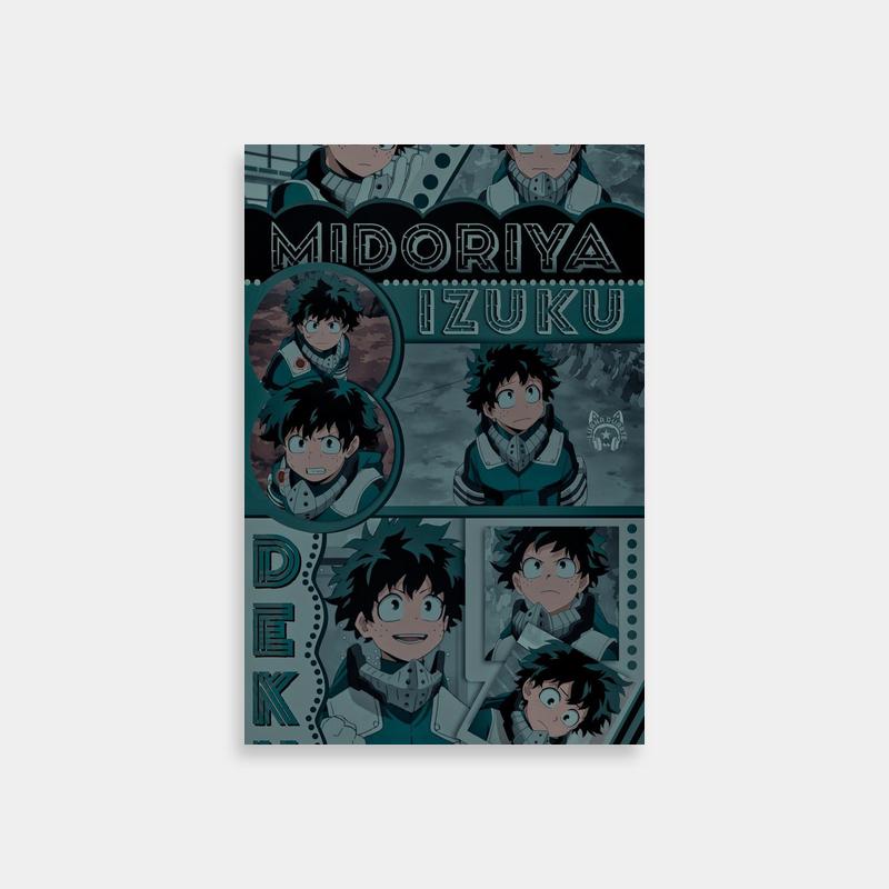 My Hero Academia Anime Poster - Characters with Different Expressions