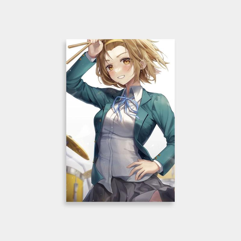 Ritsu Tainaka K-On Poster - Anime Wall Art for Fans