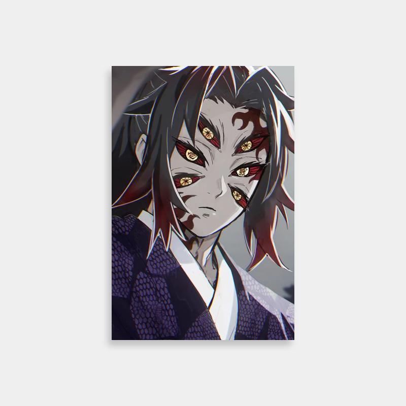 Kokushibo Demon Slayer Print - Yellow-Eyed Anime Art