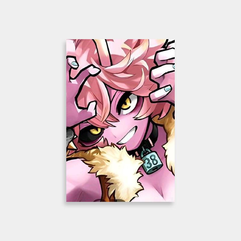 Mina Ashido My Hero Academia Poster - Pink-Haired Anime Character