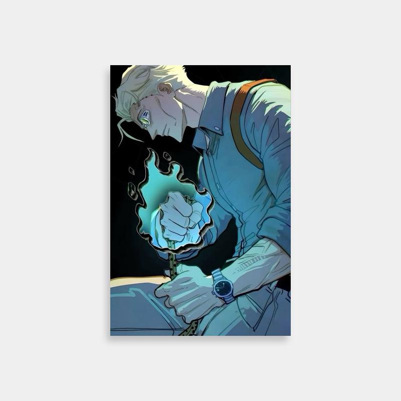Kento Nanami Jujutsu Kaisen Poster - Blue Shirt & Tie