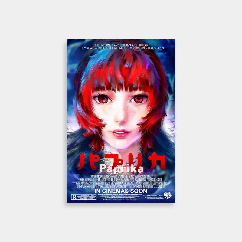 Paprika Movie Poster - English & Japanese Bilingual Film Art