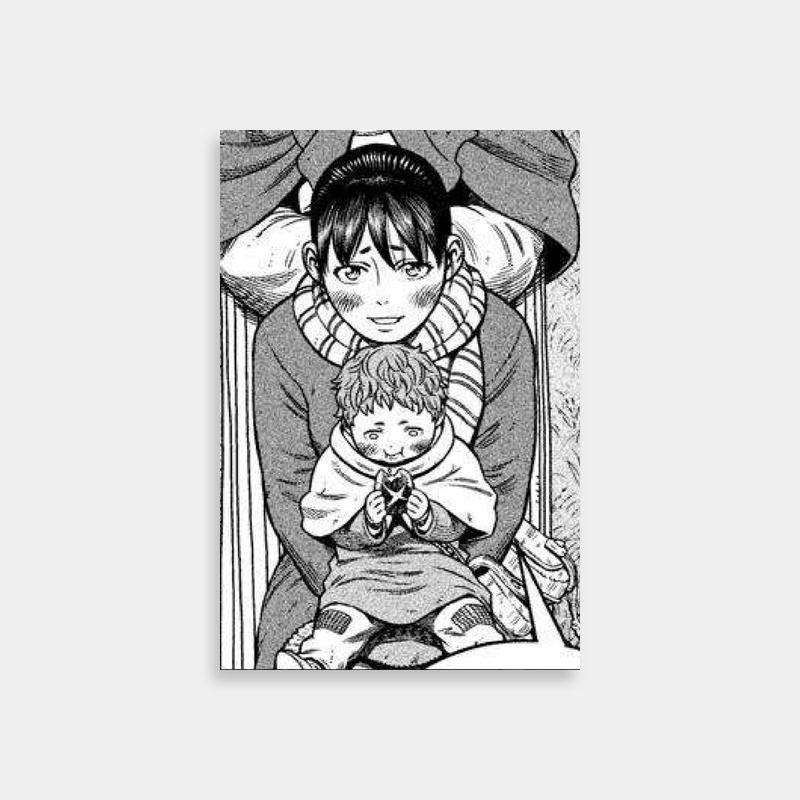 Gudrid Vinland Saga Black & White Bond Poster
