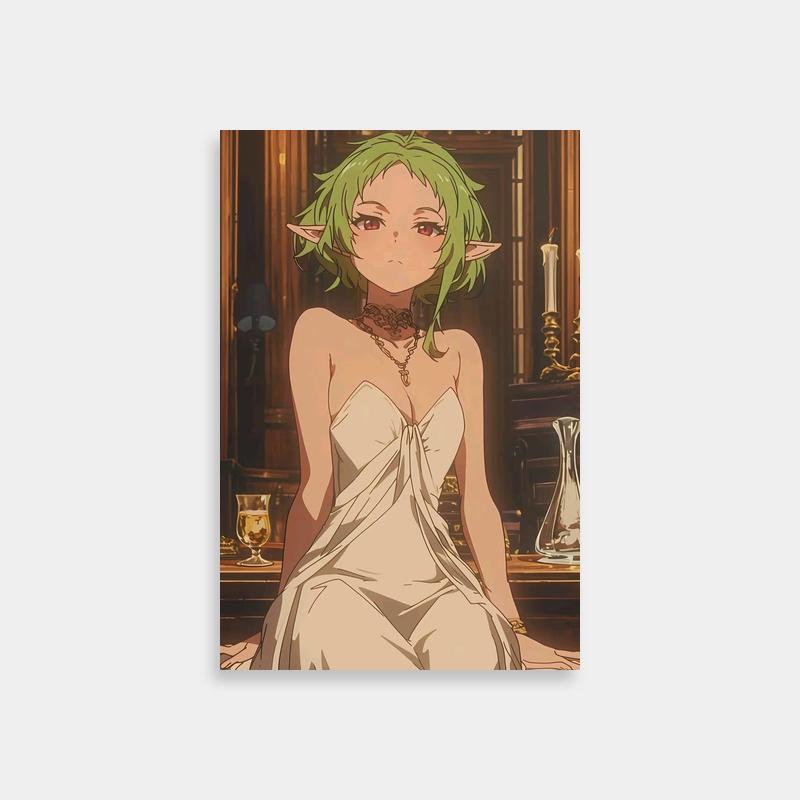 Sylphiette Mushoku Tensei Green-Haired Character Poster