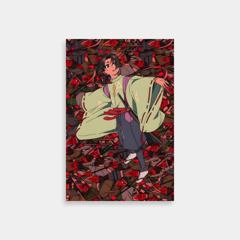 Sho Fuwa Skip Beat Anime Poster - Character Surrounded by Red Objects