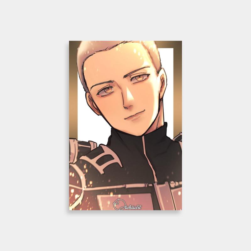 Connie Springer Attack on Titan Anime Poster - Blonde Hair Character Art