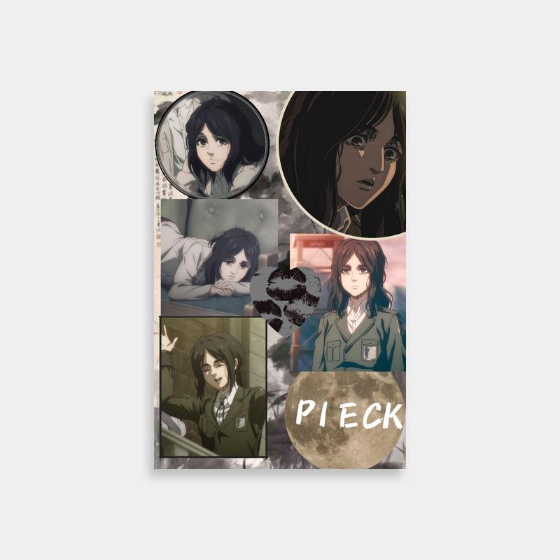 Pieck Finger Attack on Titan Poster - Anime Characters with Expressions