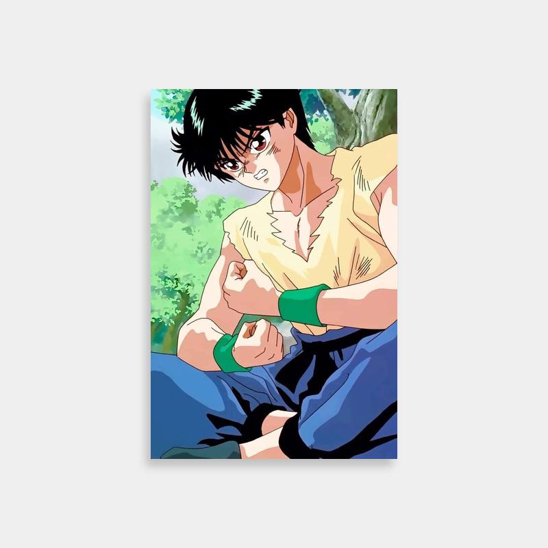 Yu Yu Hakusho Friendship Poster - Yusuke Urameshi