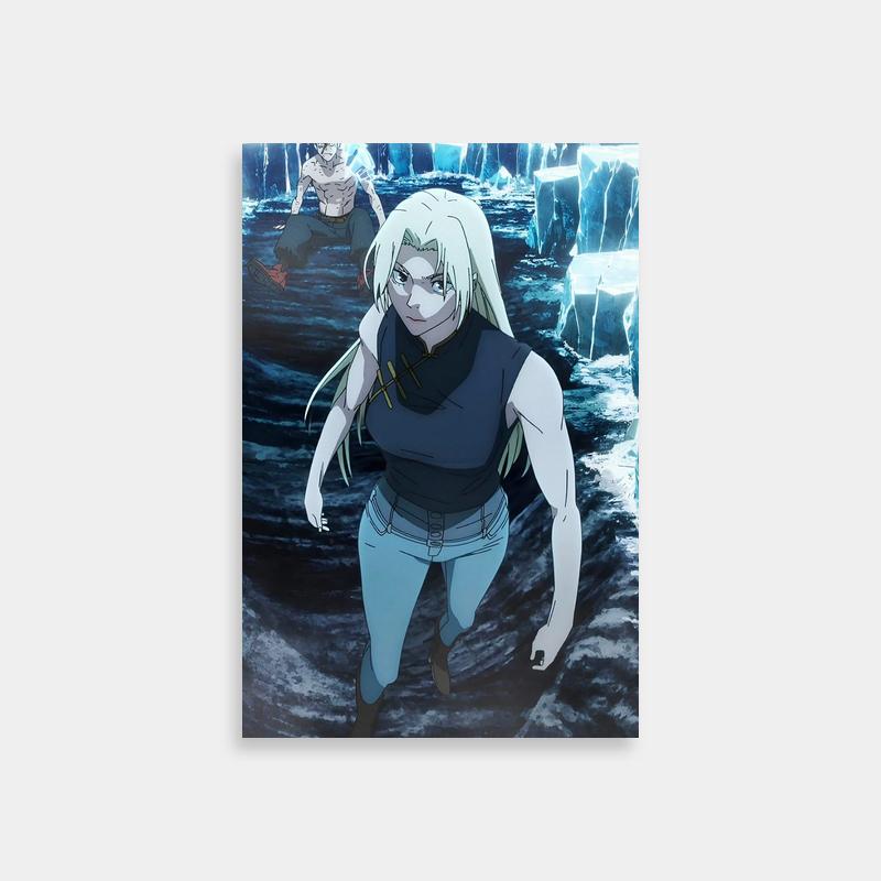Yuki Tsukumo Jujutsu Kaisen Poster - Anime Character Standing in Water