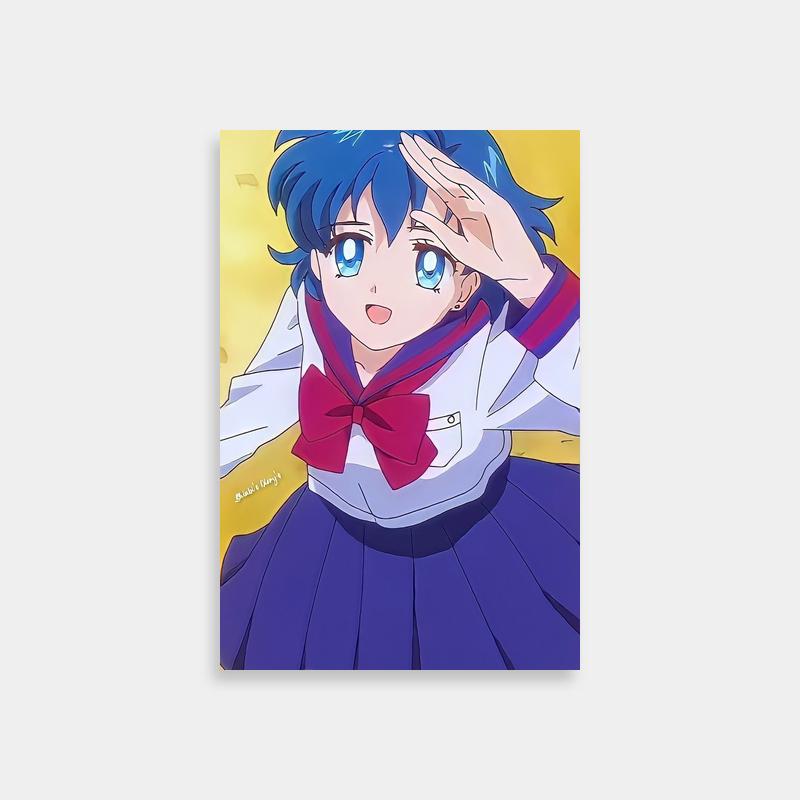 Ami Mizuno Sailor Moon Poster - Classic Anime Character Art