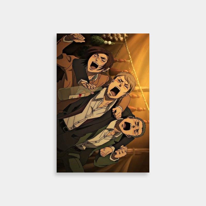 Connie Springer Attack on Titan Poster - Anime Men in Suits Art