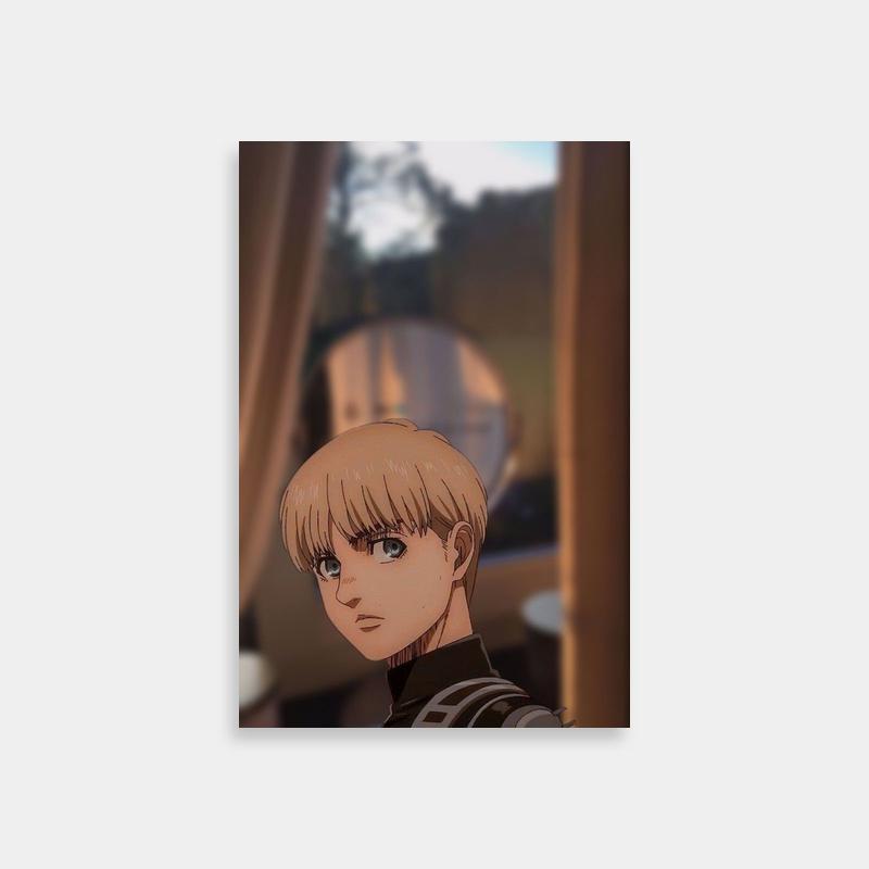 Armin Arlert Attack on Titan Wall Art - Blonde Character by Window