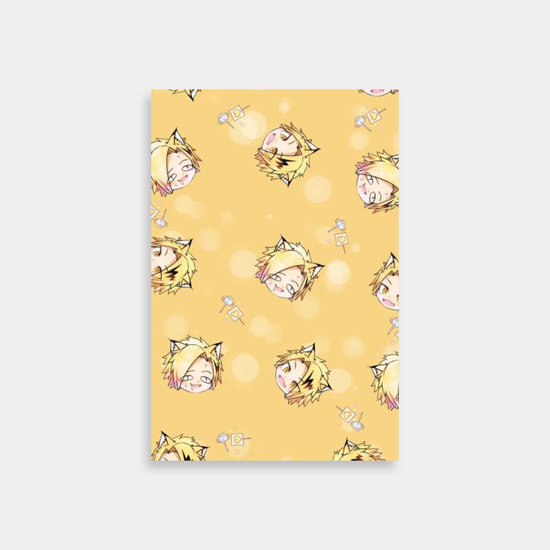 Denki Kaminari My Hero Academia Yellow Background Poster