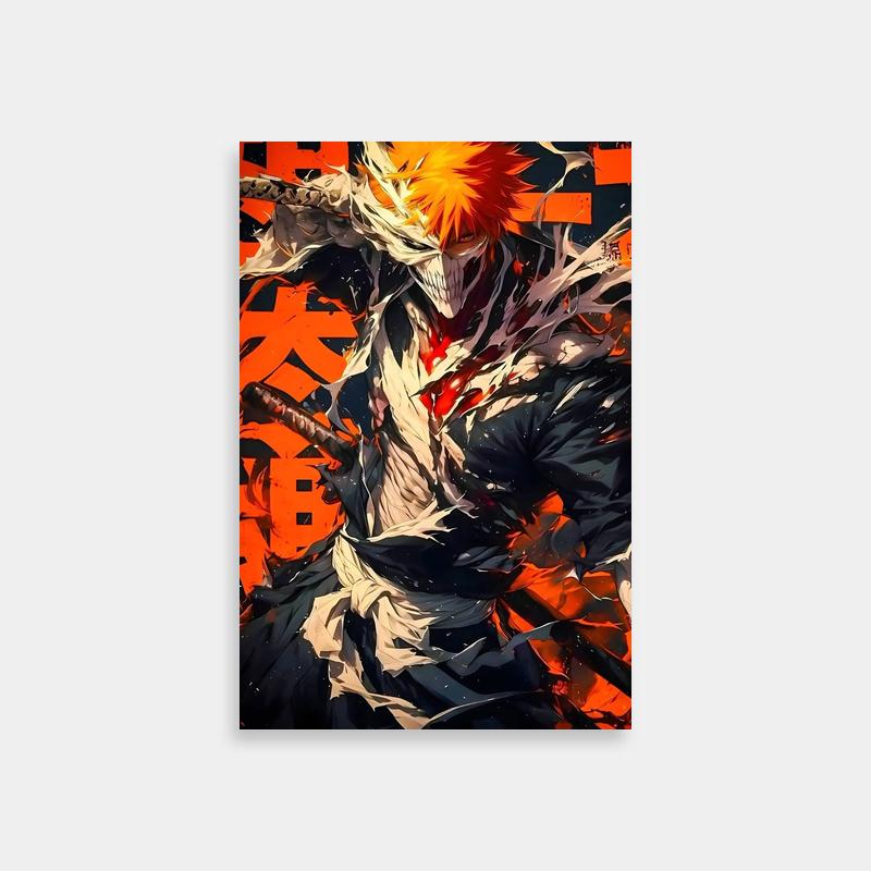 Ichigo Kurosaki Bleach Poster - Dual Swords Anime Art