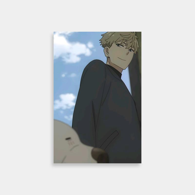 Loid Forger Spy x Family Anime Poster - Character & Bear Art