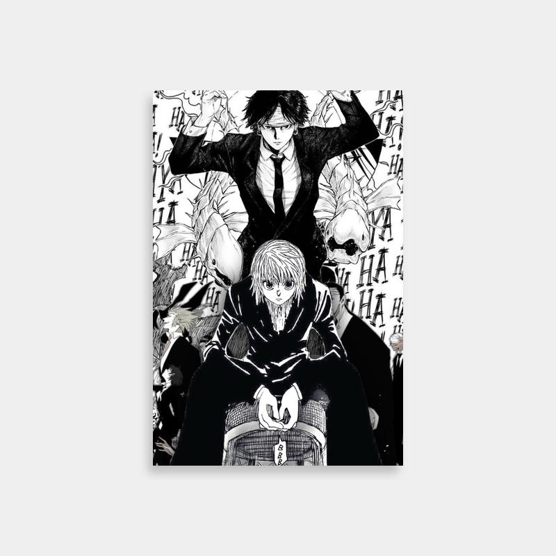 Kurapika Hunter x Hunter Anime Duo Poster - Stacked Characters Art
