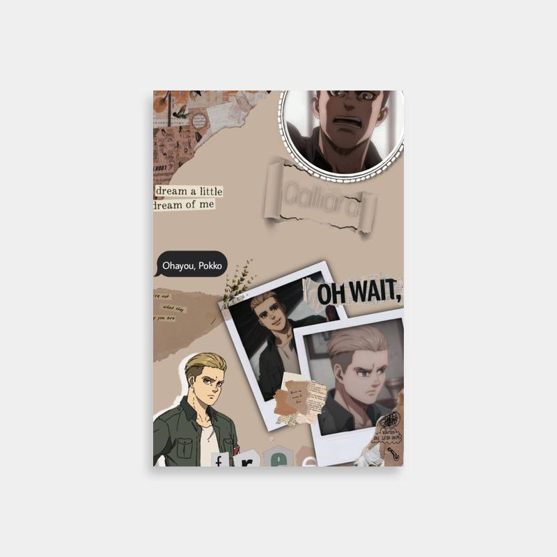 Attack on Titan Porco Galliard Group Scene Poster
