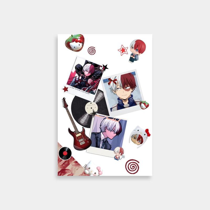 Shoto Todoroki My Hero Academia Poster - Anime Characters in Action