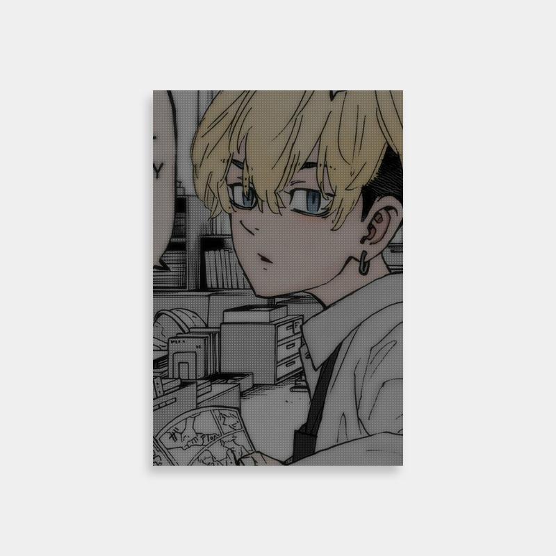 Chifuyu Matsuno Tokyo Revengers Desk Scene Poster - Anime Art
