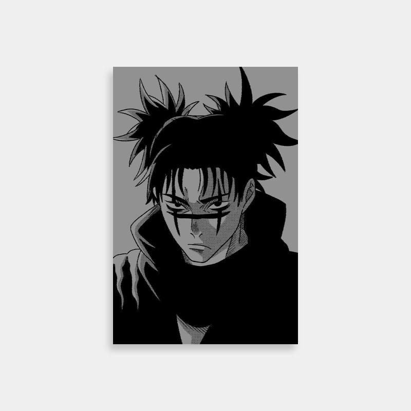 Choso Jujutsu Kaisen Black Hair & Glasses Anime Print
