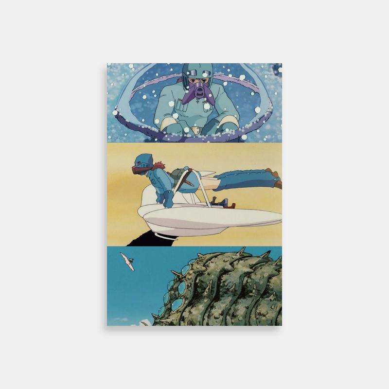 Nausicaa Poster - Boat Scene with People on Water