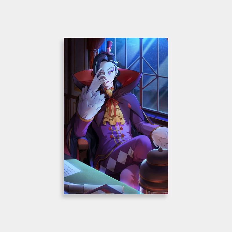 Roswaal L Mathers Re:Zero Poster - Woman Sitting in Chair