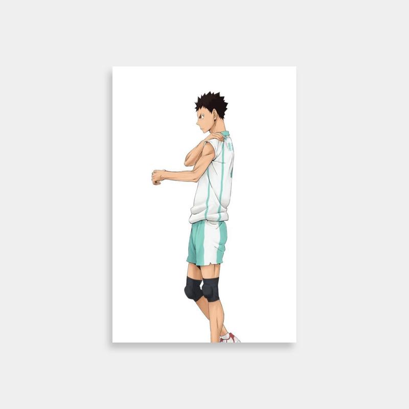 Iwaizumi Hajime Haikyuu Poster - Athletic Anime Character Art