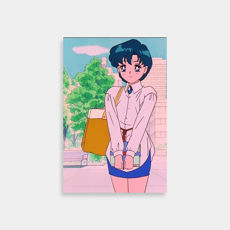 Ami Mizuno Sailor Moon Art Print - Classic Anime Character