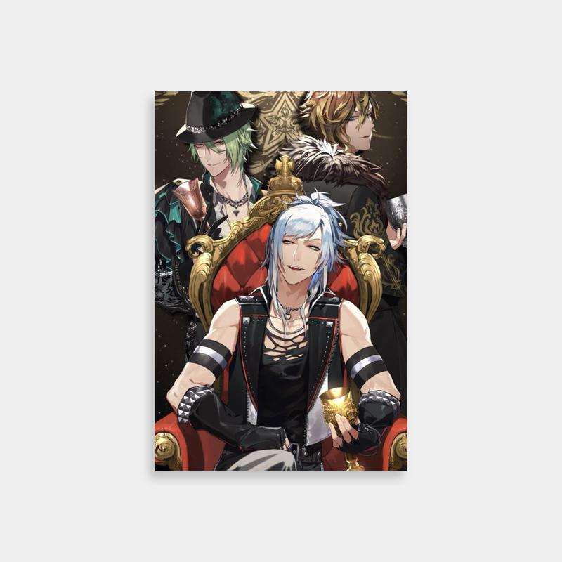 Akira Kei Poster - Anime Character on Red Chair