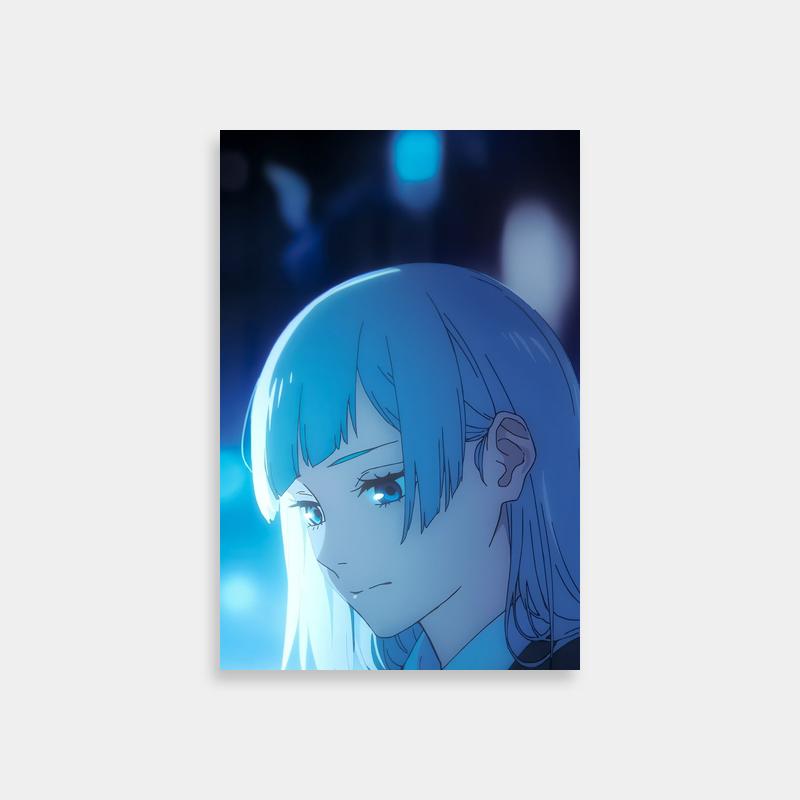 Kasumi Miwa Jujutsu Kaisen Poster - Blue-Haired Anime Character
