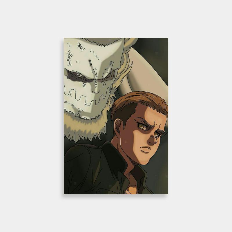 Porco Galliard Attack on Titan Wall Art - Evil Character Duo