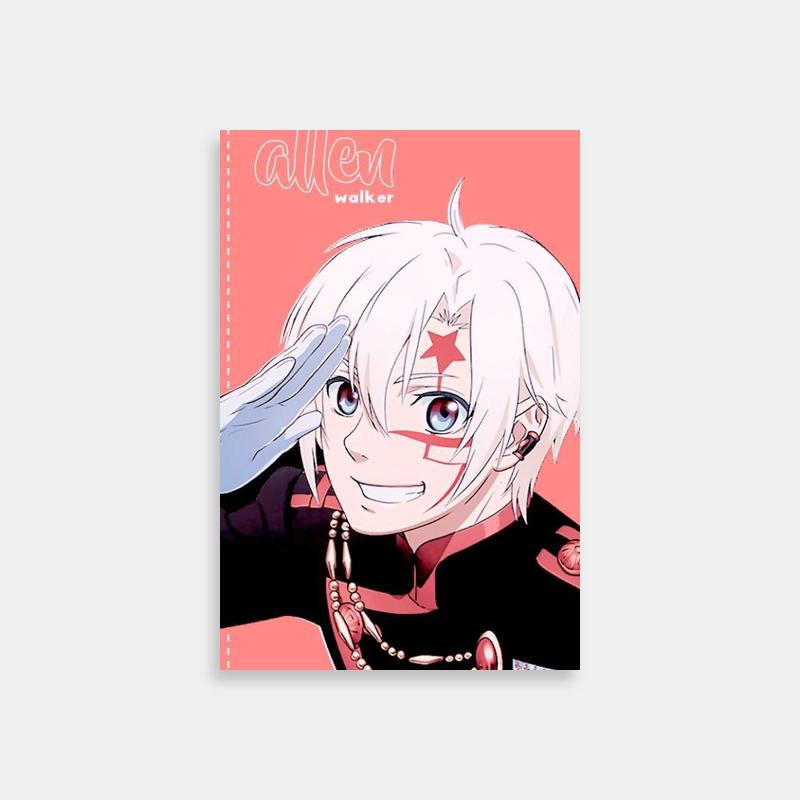 Allen Walker D.Gray-man Anime Wall Art - Black-Clad Character