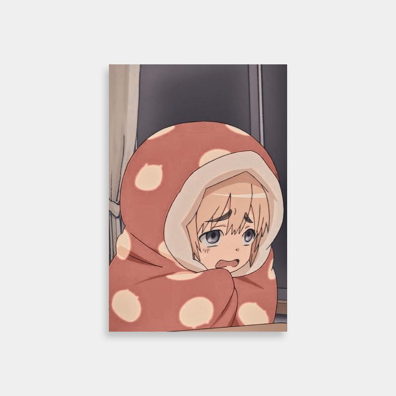 Armin Arlert Attack on Titan Poster - Cozy Blanket Scene Wall Art