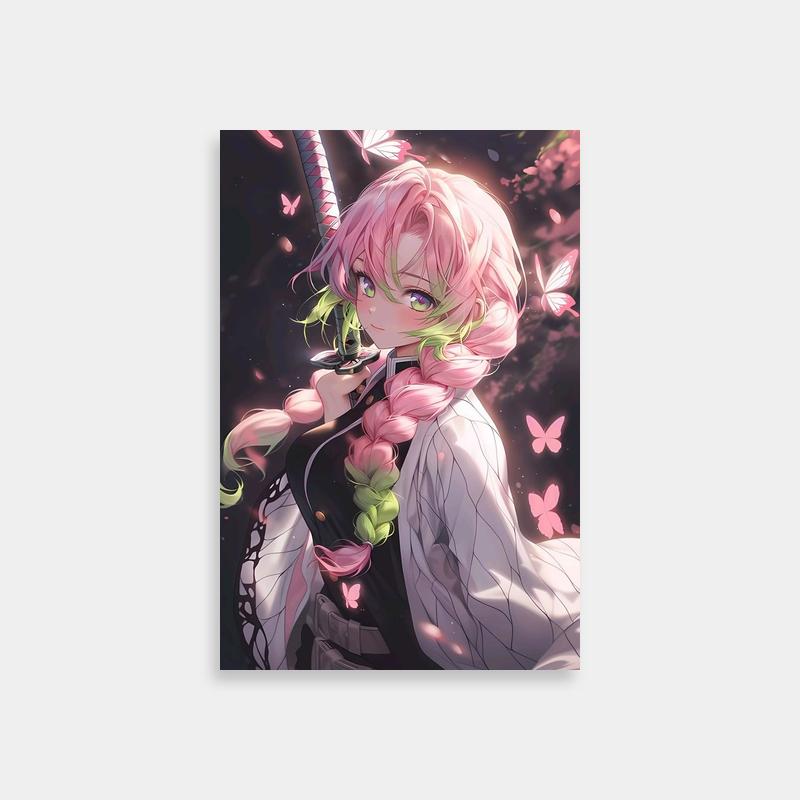 Mitsuri Kanroji Demon Slayer Poster - Anime Wall Art