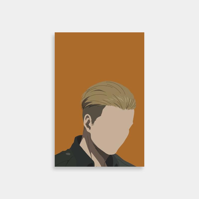 Porco Galliard Attack on Titan Art Print - Blonde Warrior Portrait