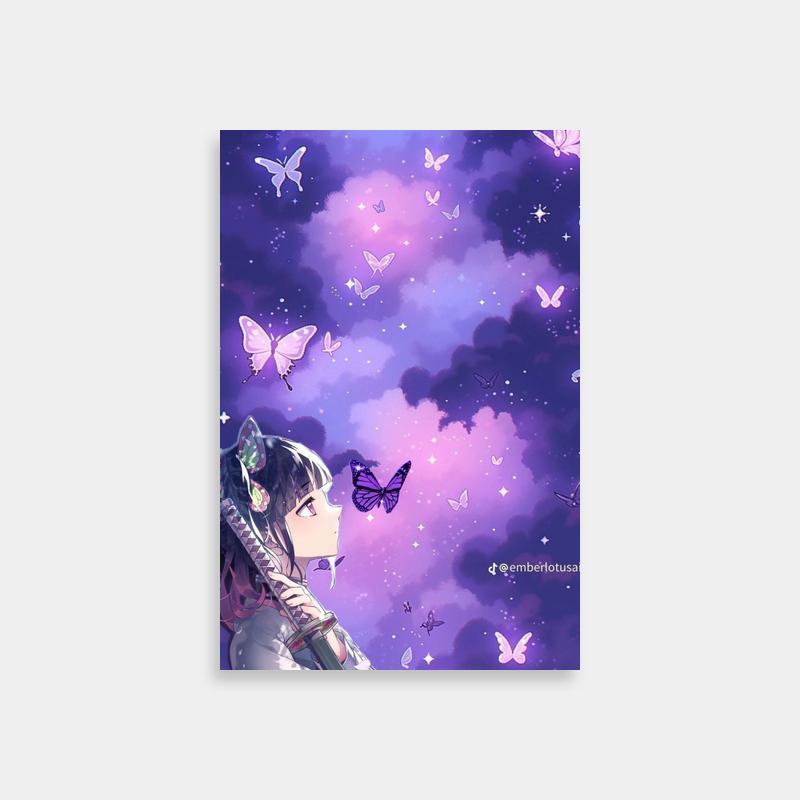 Kanao Tsuyuri with Guitar Demon Slayer Poster