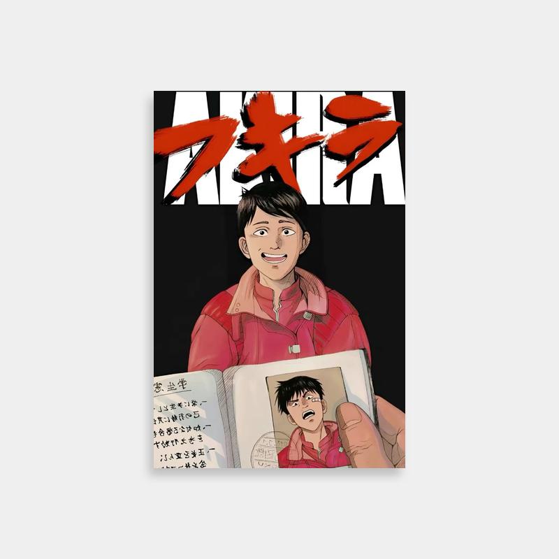 Akira Kei Poster - Man Holding Open Book