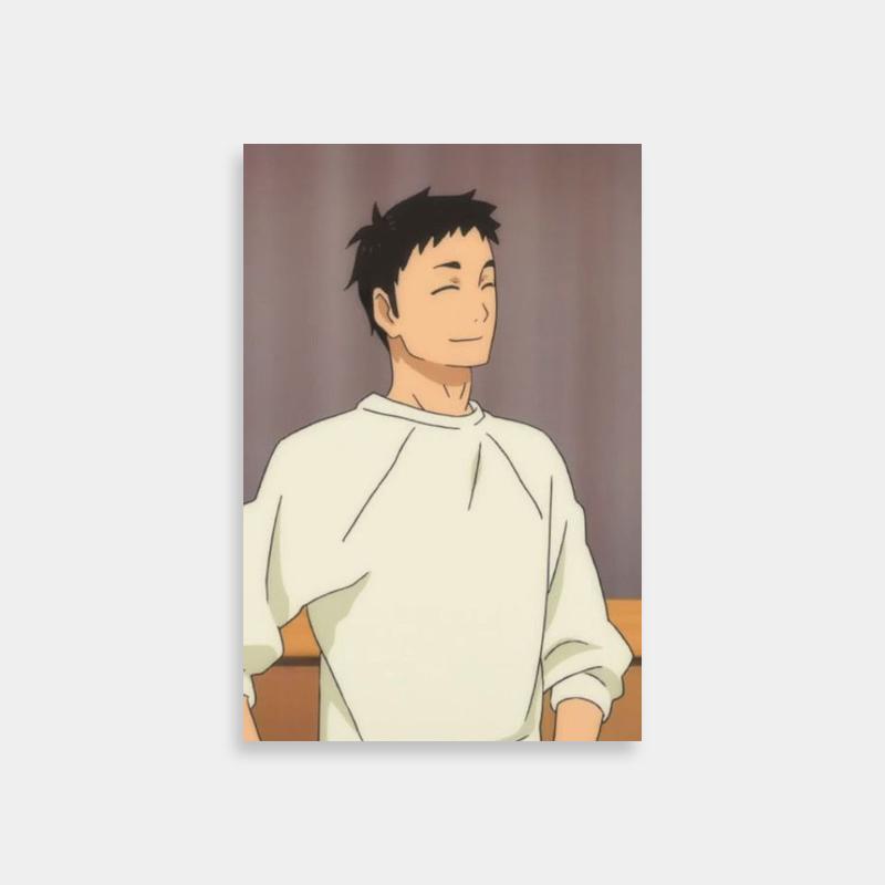 Daichi Sawamura Haikyuu Poster - Confident Hands-on-Hips Pose