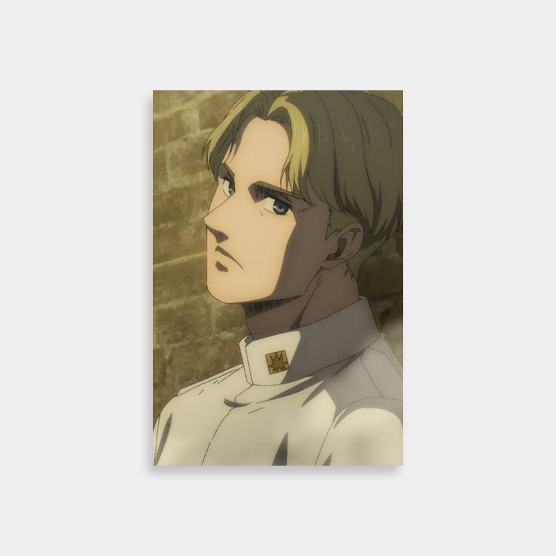 Zeke Yeager Attack on Titan Wall Art - Blonde Hair & Blue Eyes