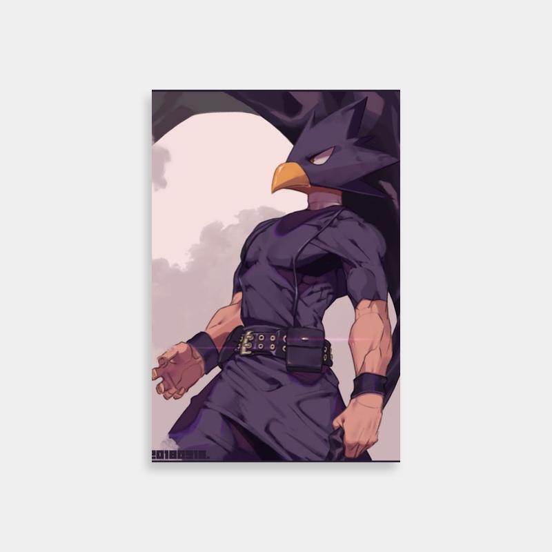 Fumikage Tokoyami with Bird My Hero Academia Poster