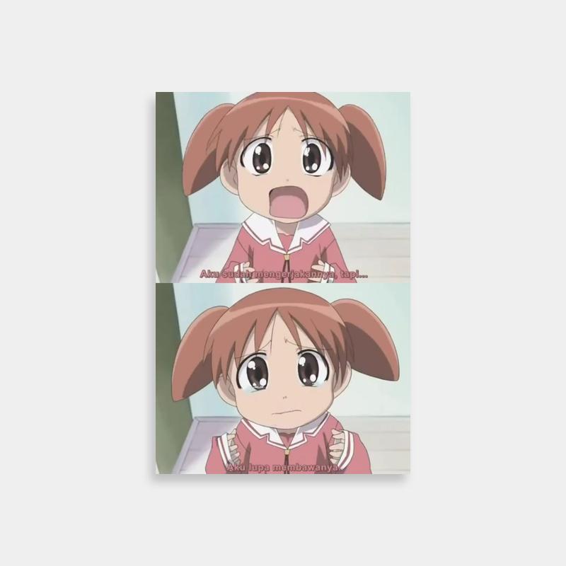 Chiyo Mihama Azumanga Daioh Anime Poster - Fun Expressions Art